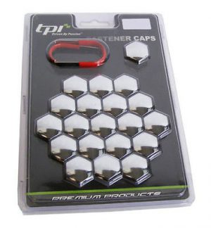 Astra G 17mm Chrome TPI Hex Alloy Wheel Nut Bolt Covers