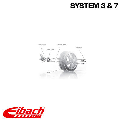 Eibach Pro-Spacer Wheel Spacers - 10mm - Silver - S90-1-10-002