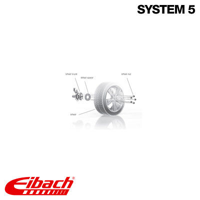 Eibach Pro-Spacer Wheel Spacers - 15mm - Silver - S90-2-15-002