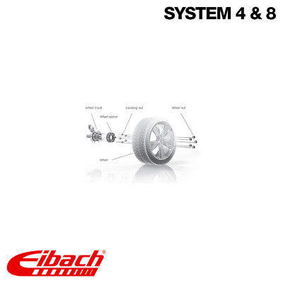 Eibach Pro-Spacer Wheel Spacers - 25mm - Silver - S90-7-25-044