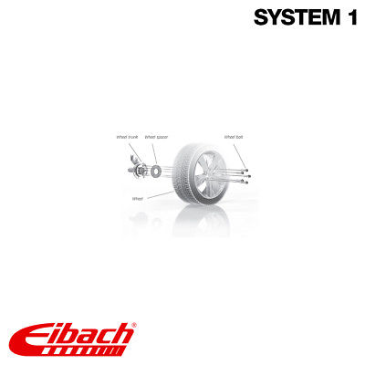 Eibach Pro-Spacer Wheel Spacers - 15mm - Black - S90-2-15-017-B