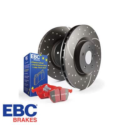 EBC Rear Brake Kit Vauxhall Astra Coupe 2.0 T 2000-2005 (PD12KR170)