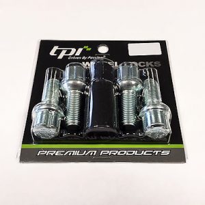 TPI Locking Wheel Bolt/Nut Set - M14 x 1.5 - Seat Exeo 3R 08-13