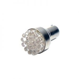 Autolamps LED Bulb - 24V BA15S 19-LED - Yellow
