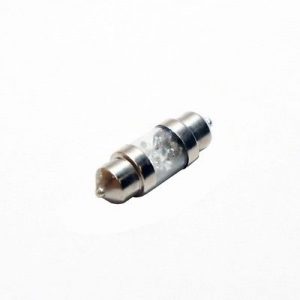 Autolamps LED Bulb - 12V Festoon 11X38mm 4-LED - Red