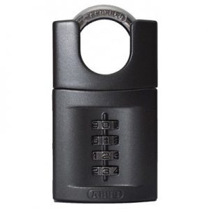 Abus Combination Padlock - Steel - 4 Wheel - 50mm - Closed Shackle