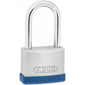 Abus Silver Rock 5 Zinc Padlock - 40mm Long Shackle (39mm)