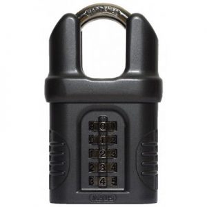 Abus Combination Padlock - Steel - 5 Wheel - 65mm - Closed Shackle