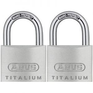 Abus Padlock - Titalium - 40mm - Twin Pack