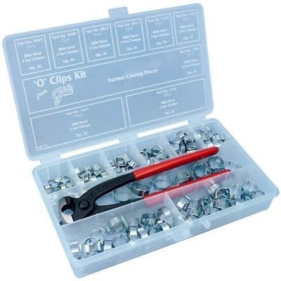 Jubilee O Clip Kit M/S with Closing Pincer - Pack of 175