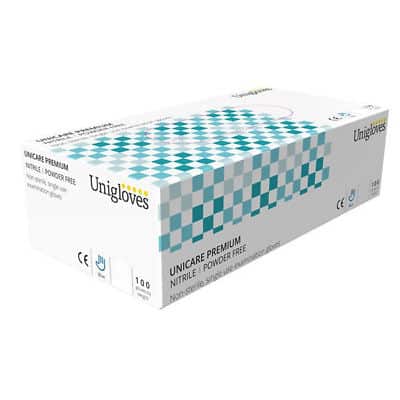 Unicare Premium Nitrile Powder Free Gloves - Small