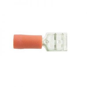 Wot-Nots Wiring Connectors - Red - Female Slide-On - 6.3mm - Pack of 4
