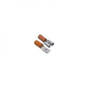 Wot-Nots Wiring Connectors - Red - Male/Female Spade - Pack of 15