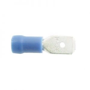 Wot-Nots Wiring Connectors - Blue - Tab 250 - 6.3mm - Pack of 25