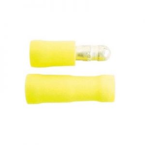 Wot-Nots Wiring Connectors - Yellow - Male Bullet - Pack of 2