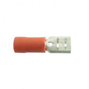 Wot-Nots Wiring Connectors - Red - Female Slide-On - 5mm - Pack of 4