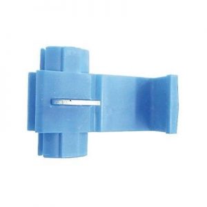 Wot-Nots Wiring Connectors - Blue - Self-Stripping Tab - Pack of 10