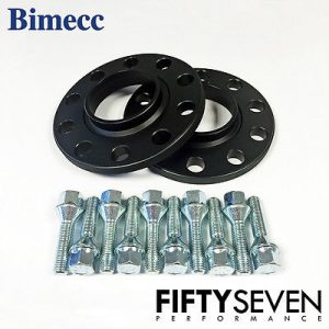Bimecc 20mm Black Hubcentric Wheel Spacers & Wheel Bolts Mini Paceman 12-
