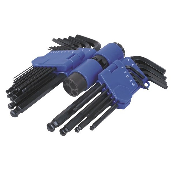 Laser Tools Hex Key Set Ball End - 22 Piece