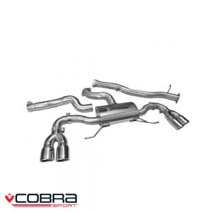 Cobra Sport Audi S1 8X 2.0 TFSI Quattro Cat Back Exhaust (N) - AU62