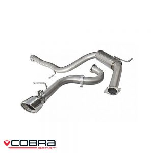 Cobra Sport Audi A3 8P Hatchback 2.0 TDI 2WD Cat Back Exhaust - AU16
