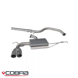Cobra Sport Audi A3 8P Hatchback 2.0 TDI 2WD 140 Cat Back Exhaust - AU03