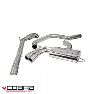 Cobra Sport Audi A3 8P 2.0 TFSI 2WD Turbo Back Exhaust (D/N) - AU15d