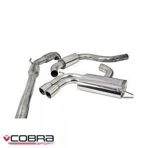 Cobra Sport Audi A3 8P 2.0 TFSI 2WD Turbo Back Exhaust (S/R) - AU15a