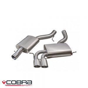 Cobra Sport Audi A3 8P 2.0 TFSI Quattro Cat Back Exhaust (R) - AU42