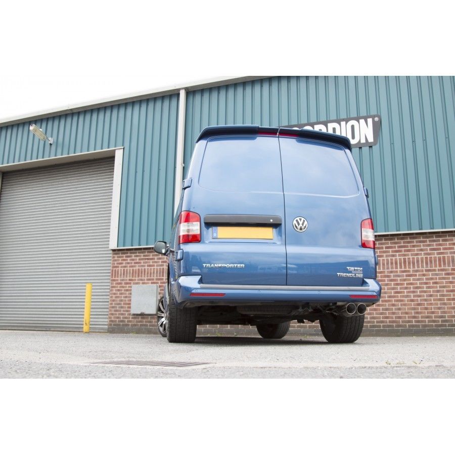 Scorpion Non Resonated Cat/DPF Back Exhaust VW Transporter T5/T6 - SVWS047D