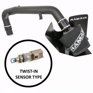 Ramair Jetstream Air Filter & Heatshield Hard Pipe Induction Kit - JSK-115-TWIST