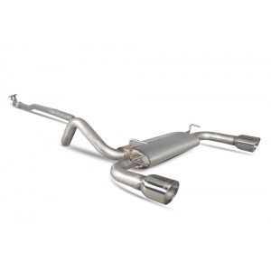 Scorpion Non Resonated Cat Back Exhaust Fiat 500/595/695 Abarth - SFT005