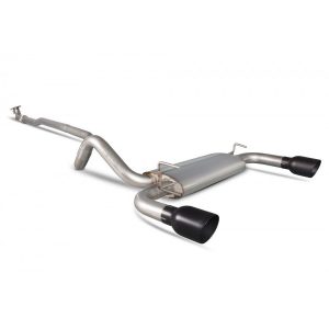 Scorpion Non Resonated Cat Back Exhaust Fiat 500/595/695 Abarth - SFT005C