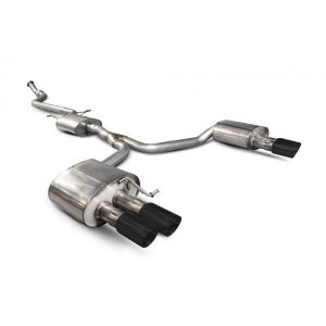 Scorpion Resonated Cat Back Exhaust System Audi A5 B8 2.0 TFSi - SAU073C