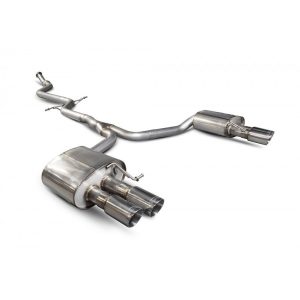 Scorpion Non Resonated Cat Back Exhaust System Audi A5 B8 2.0 TFSi - SAUS073