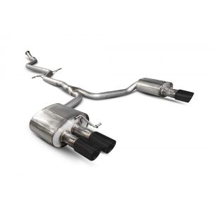 Scorpion Non Resonated Cat Back Exhaust System Audi A5 B8 2.0 TFSi - SAUS073C