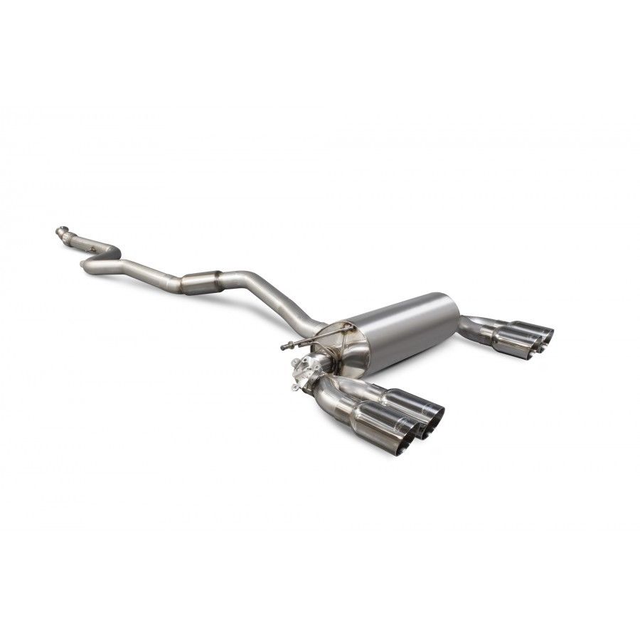 Scorpion 3.15" Cat Back Exhaust System BMW M2 3.0 Twin Turbo F22- SBM075
