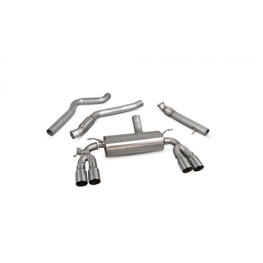 Scorpion 3.15" Cat Back Exhaust System BMW M2 3.0 Twin Turbo F22- SBM075