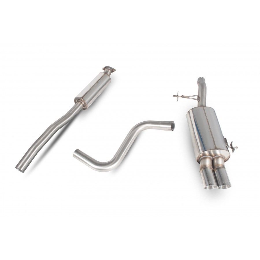 Scorpion 2.5" Resonated Cat Back Exhaust Ford Fiesta Mk7 1.6T ST180/200 - SFD073
