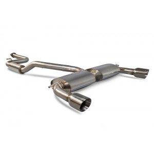 Scorpion 2.5" Resonated Cat Back Exhaust Ford Focus Mk2 2.5T ST225 - SFD069