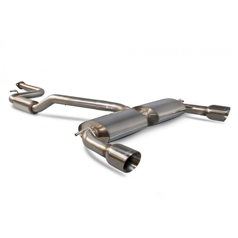 Scorpion 2.5" Resonated Cat Back Exhaust Ford Focus Mk2 2.5T ST225 - SFD069