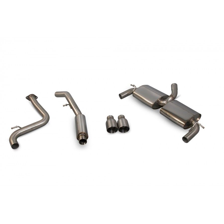 Scorpion 2.5" Resonated Cat Back Exhaust Ford Focus Mk2 2.5T ST225 - SFD069