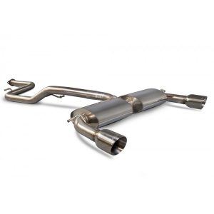 Scorpion 2.5" Non Resonated Cat Back Exhaust Ford Focus Mk2 2.5T ST225 - SFDS069