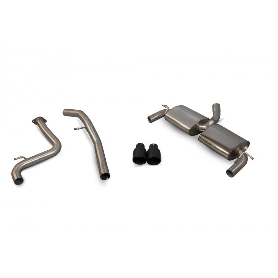 Scorpion 2.5" Non Res Cat Back Exhaust Ford Focus Mk2 2.5T ST225 - SFDS069C