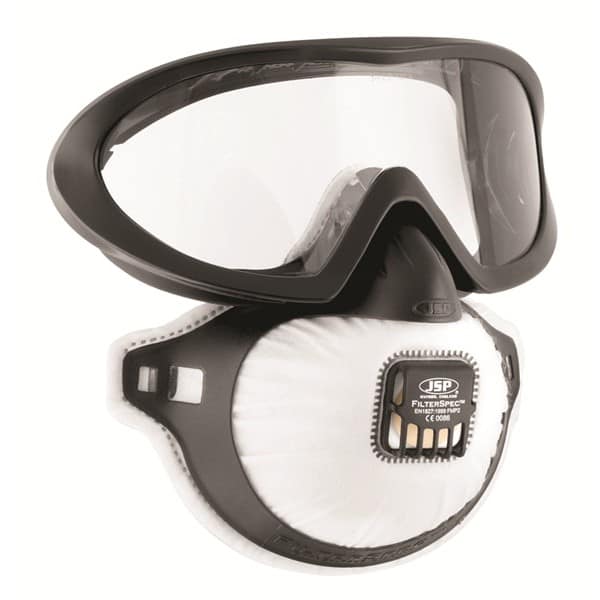 JSP FMP2 FilterSpec Pro Goggles & Disposable Mask - Valved