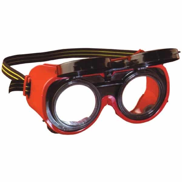 JSP GW5 Flip-Up Gas Welding Goggles - Red