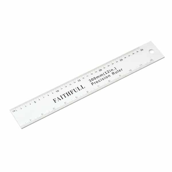 Faithfull Aluminium Rule - 12in./300mm x 50mm