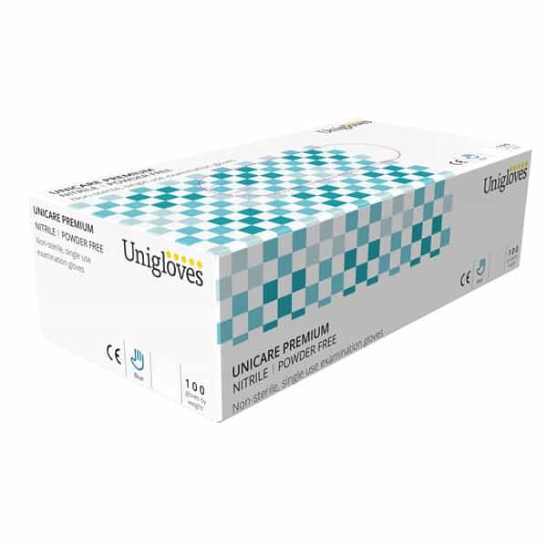 Unicare Premium Nitrile Powder Free Gloves - Small